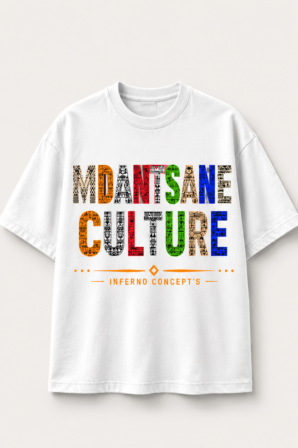 Mdantsane Culture White Tee